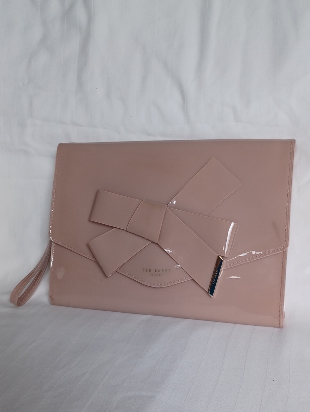 Ted Baker London "Nikkey" Knot Bow Envelope Clutch/Pouch Bag NEW - Picture 2 of 8